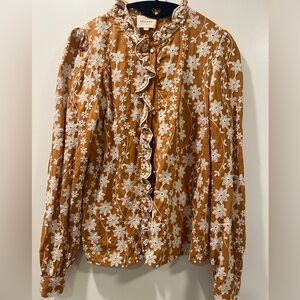 EUC- Sezane Mathilda Shirt - Size 6 (38)